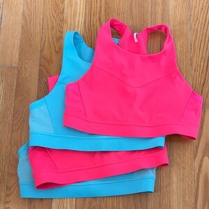 Bundle of 4 Brooks Luxe Pocket Sports Bra 34 C/D